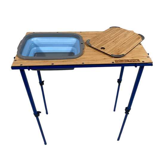 The TemboTusk Camp Table with Basin