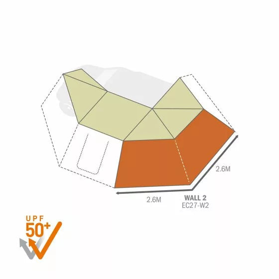 Eclipse 270 Awning Walls (Left)