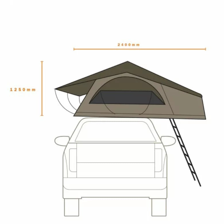 Panorama 1400 Roof Top Tent - HD 55" Double