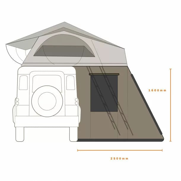 Hi-View 2200 Roof Top Tent Annex