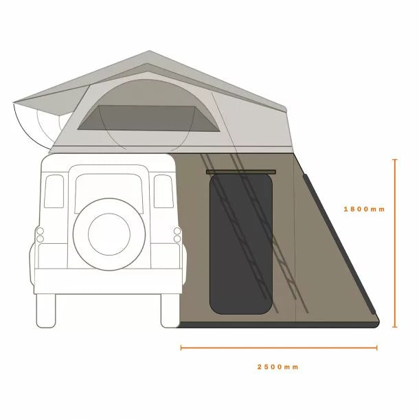 Hi-View 2200 Roof Top Tent Annex