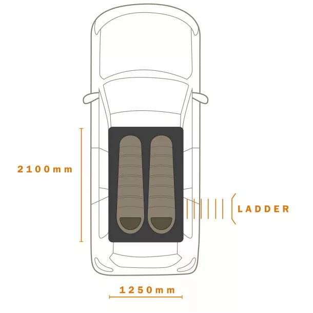 Streamliner 1250 Hard Shell - 47" Twin