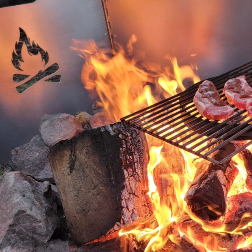 Elevate your outdoor cooking game with "The Original Fire Reflector." Crafted to enhance cooking by controlling wind and airflow, this Canadian-made marvel ensures your meals are prepared to perfection. With precision laser-cut aluminum and a focus on durability, this campfire accessory is your trusted partner in culinary adventures.