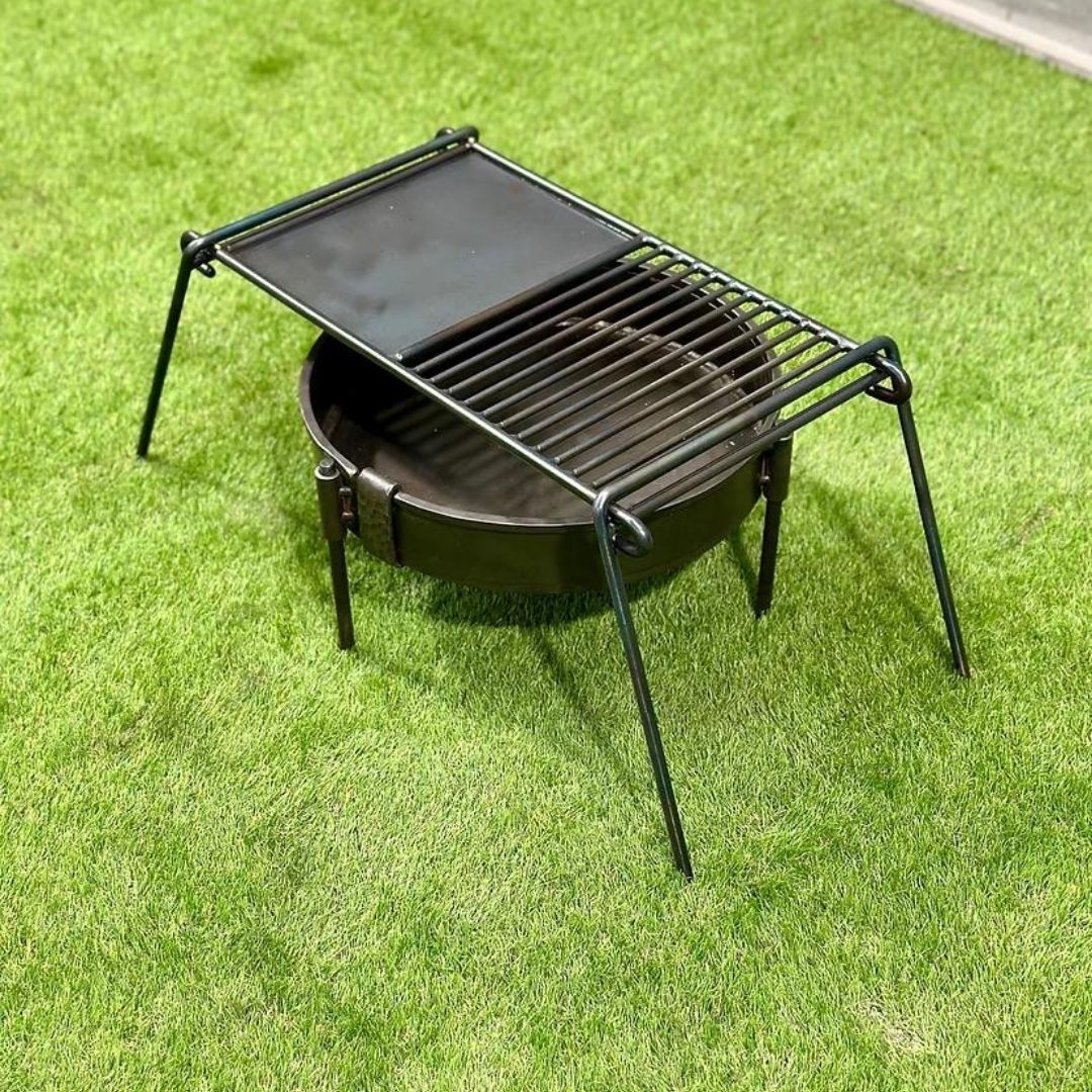 TJM Combo BBQ Set Grill With Fire Pit